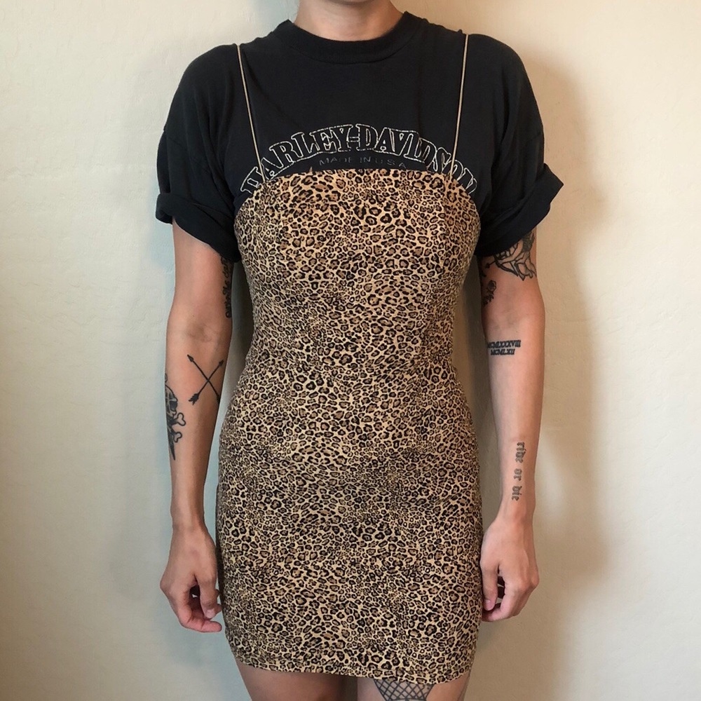 Urban Outfitters Leopard mini dress